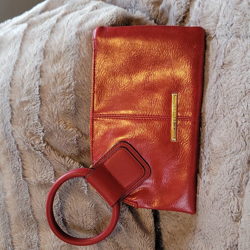 Mia k Collection red wrist handbag
